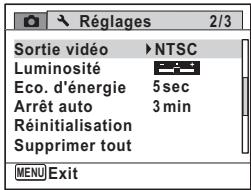 PENTAX OPTIO P80 - Réglages] Menu 2 - 1