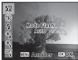 PENTAX OPTIO P80 - Appuyez sur le bouton de navigation (  ) en mode - 1