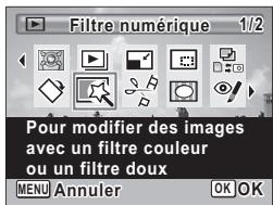 PENTAX OPTIO P80 - Utilisation des filtres numériques - 2