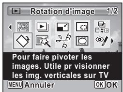 PENTAX OPTIO P80 - Appuyez sur le bouton MENU. - 3