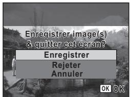 PENTAX OPTIO P80 - Utilisez le bouton de navigation ( ) pour selectionner une option puis appuyez sur le bouton OK. - 1