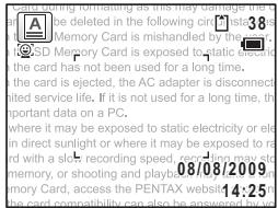 PENTAX OPTIO P80 - Appuyez sur le bouton OK. - 1