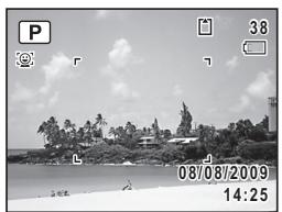 PENTAX OPTIO P80 - Prise de vue avec réglages personnalisés (mode programme) - 2