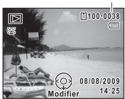 PENTAX OPTIO P80 - Appuyez sur le bouton  après avoir pris une photo. - 1