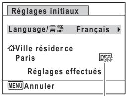 PENTAX OPTIO P80 - Appuyez sur le bouton OK. - 1