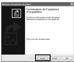 PENTAX OPTIO P80 - Cliquez sur [Terminer]. - 1