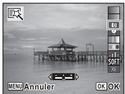 PENTAX OPTIO P80 - Selectionner un filtr photo s creatives ou brilliance - 1