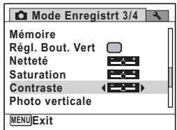 PENTAX OPTIO P80 - Réglage du contraste (Contraste) - 4