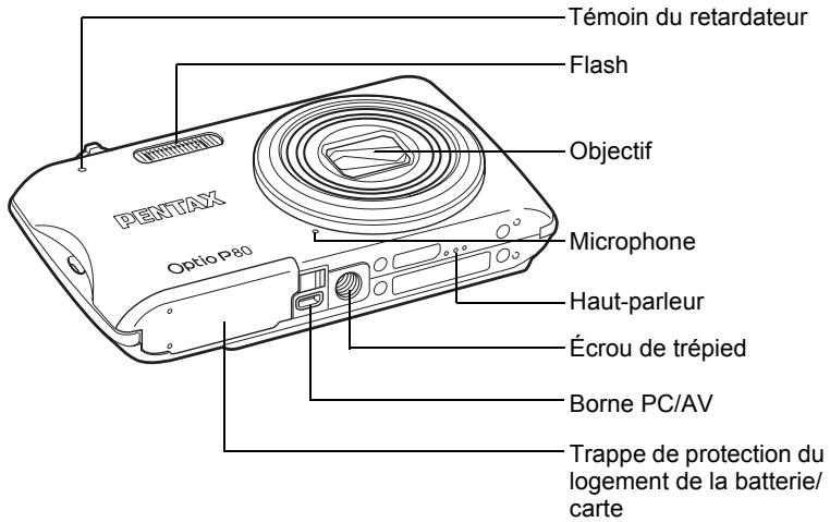 PENTAX OPTIO P80 - Vue avant - 1