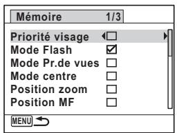 PENTAX OPTIO P80 - Choisissez un élément à l'aide du bouton de navigation (▲▼). - 1