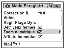 PENTAX OPTIO P80 - Utilisez le bouton de navigation (▲▶) pour sélectionner ou □. - 1