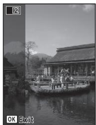 PENTAX OPTIO P80 - Presse le déclencheur à fond. - 1