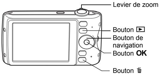 PENTAX OPTIO P80 - Suppression d/images et de fichiers son sélectionnés - 2