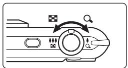 PENTAX OPTIO P80 - Actionnez le levier de zoom vers la droite (Q). - 1