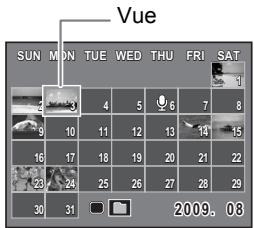 PENTAX OPTIO P80 - Affichage calendaire - 1