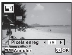 PENTAX OPTIO P80 - Modification de la taille d'image (Redéfinir) - 3