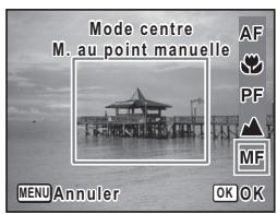 PENTAX OPTIO P80 - Réglage manuel de la mise au point (mise au point manuelle) - 1