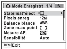 PENTAX OPTIO P80 - Utilisez le bouton de navigation (▲▶) pour sélectionner ou □. - 1