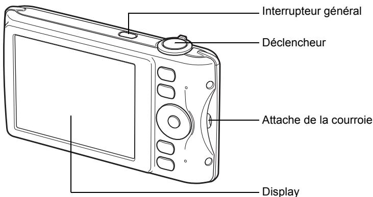 PENTAX OPTIO P80 - Vue arrière - 1