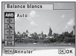 PENTAX OPTIO P80 - Utilisez le bouton de navigation ( ) pour modifier le réglage. - 1