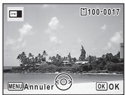 PENTAX OPTIO P80 - Utilisez le bouton de navigation (▲▶) pour désirir l'image de l'écran de démarrage. - 1