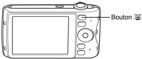 PENTAX OPTIO P80 - Sélection de la fonction d'identification de l'emplacement du visage - 1