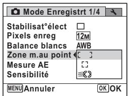 PENTAX OPTIO P80 - Utilisez le bouton de navigation ( ) pour modifier le réglage. - 1