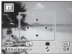 PENTAX OPTIO P80 - Choix de la zone de recadrage. - 1