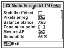 PENTAX OPTIO P80 - Appuyez sur le bouton de navigation () . - 1