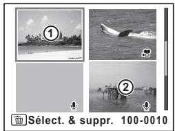 PENTAX OPTIO P80 - En mode l actionnez le levier de zoom vers la gauche (). - 2