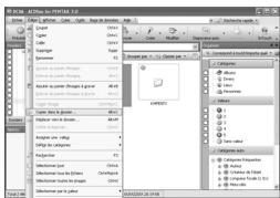 PENTAX OPTIO P80 - Selectionnez [Copier dans dossier...] depuis le menu [Éditer]. - 1