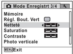 PENTAX OPTIO P80 - Réglage de la nettété (Nettété) - 5