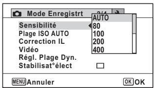 PENTAX WG-1 - Appuyez sur le bouton MENU en mode. - 1