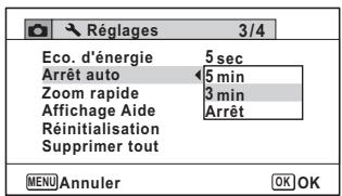PENTAX WG-1 - Désactivation de l'arrêt automatique - 1