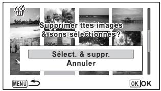 PENTAX WG-1 - Suppression d/images et de fichiers son sélectionnés - 4