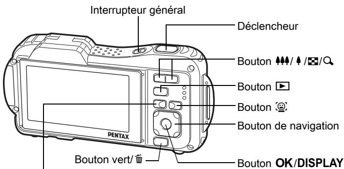 PENTAX WG-1 - Noms des éléments fonctionnels - 1