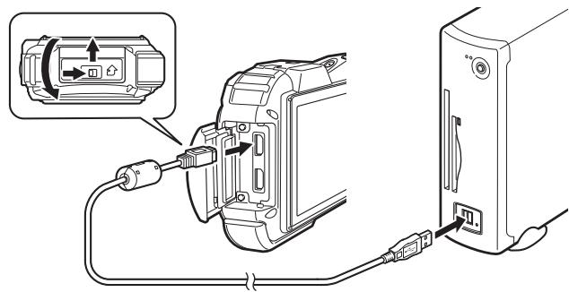 PENTAX WG-1 - Connexion de la liaison appareil/ordinateur Windows PC - 1