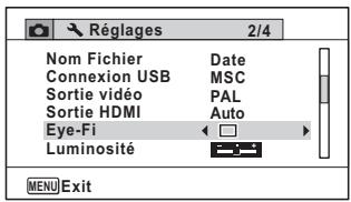 PENTAX WG-1 - Utilisez le bouton de navigation (▶) pour selectionner ou □. - 1