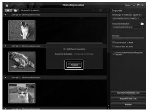 PENTAX WG-1 - Sélectionnez la ou les images que vous souhaitez copier puis cliquez sur [Importer sélectionné]. - 2