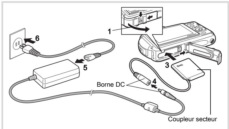 PENTAX WG-1 GPS - Utilisation de l'adaptateur secteur - 1