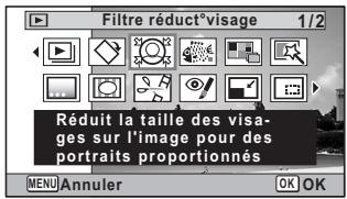 PENTAX WG-1 GPS - Traitement des images pour réduire les visages - 1