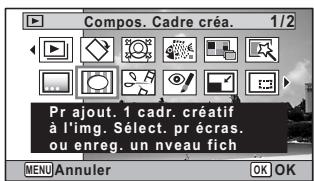 PENTAX WG-1 GPS - Ajout d'un cadre créatif (Compos. Cadre créé.) - 2