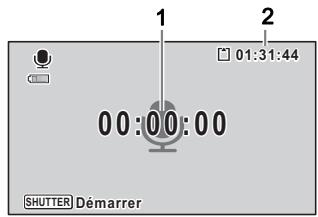 PENTAX WG-1 GPS - Appuyez sur le bouton vert en mode a. - 1