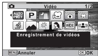 PENTAX WG-10 - Enregistrement de séquences video - 2