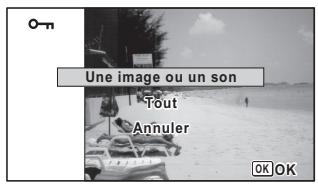 PENTAX WG-10 - Protection des images et des fichiers son contre la suppression (protégger) - 2