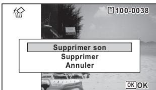 PENTAX WG-10 - Suppression d'un fichier son - 1