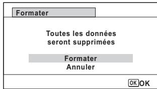 PENTAX WG-10 - Utilisez le bouton de navigation (▲) pour selectionner [Formater]. - 1