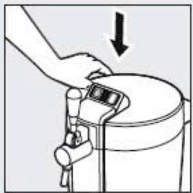 KRUPS B90 VB5020 - Installer le fut "Compatible Beertender" à l'intérieur du système - 10