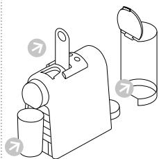 KRUPS ESSENZA MINI INTENSE YY2911FD - Oba przyciskimigaj. - 2