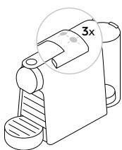 KRUPS ESSENZA MINI INTENSE YY2911FD - Restablecer los ajustes programados de fabrica/Repor as Definições de Origem - 4